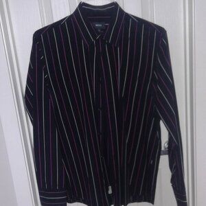 Mexx mens long sleeve button down shirt
